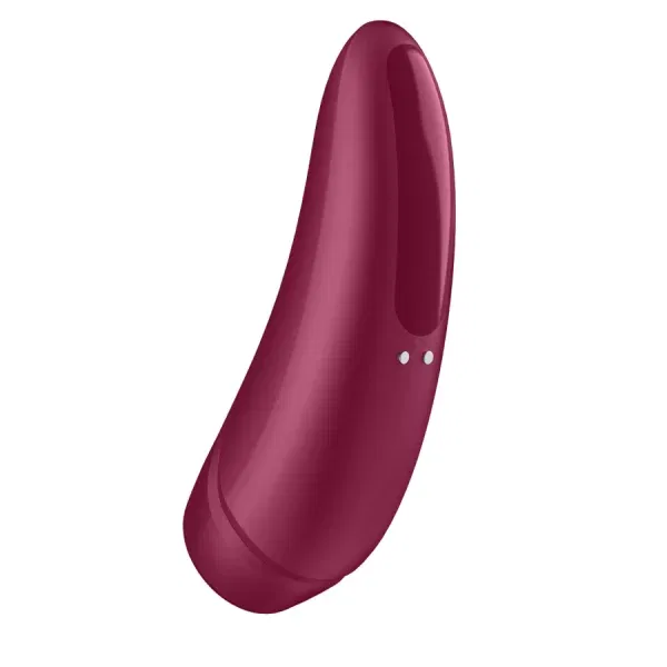 Stimolatore Clitoride Satusfyer Curvy 1+ Rosso Rosa 2