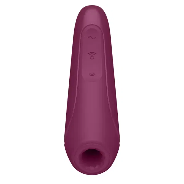 Stimolatore Clitoride Satusfyer Curvy 1+ Rosso Rosa 3