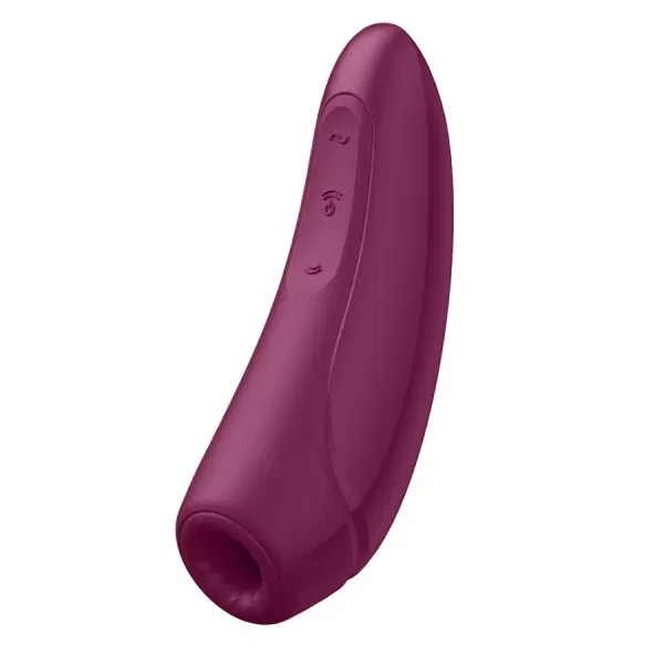 Stimolatore Clitoride Satusfyer Curvy 1+ Rosso Rosa 4